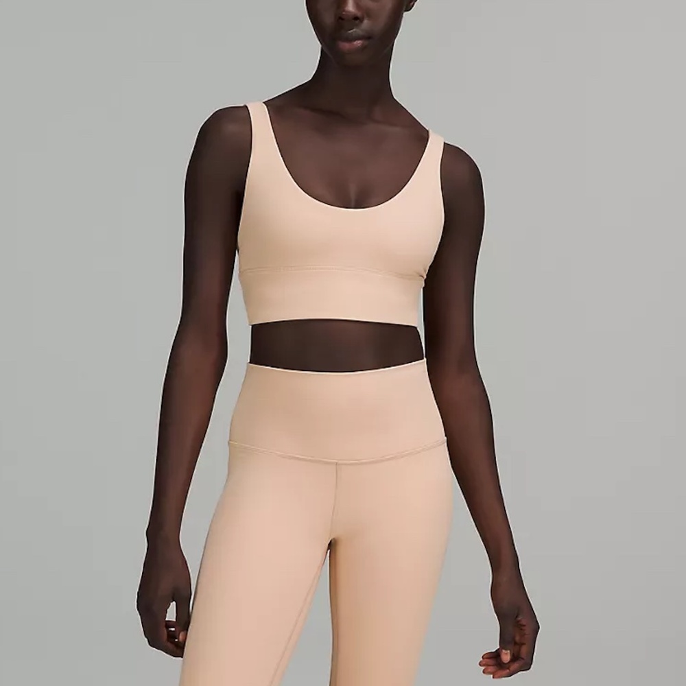 lululemon Align Reversible Bra *Light Support A/B Cup Size 6 Tan